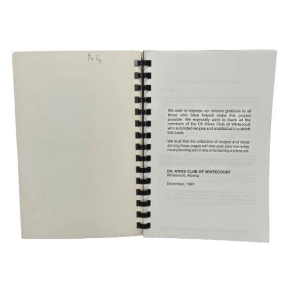 Vintage 1990s Cookbook Oil Wives Club of Whitecourt Alberta Derrick Delights - Picture 4 of 14